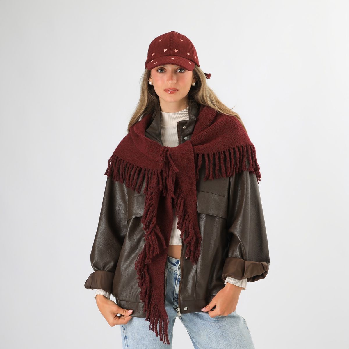 HUMANA - Cuello Marlon Burgundy Humana