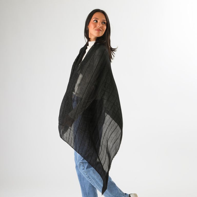 Panuelo Liso Jona Negro Negro TALLA UNICA