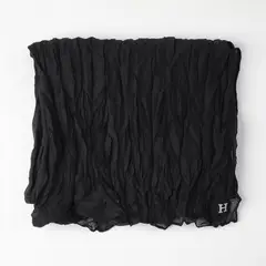 HUMANA - Pañuelo Liso Lino Negro
