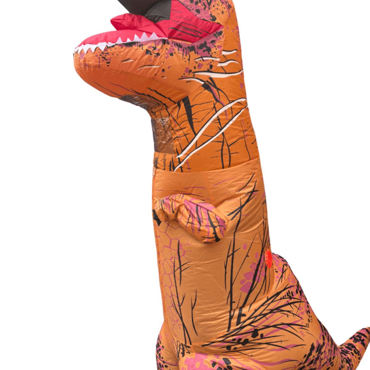 GENERICO - Disfraz Inflable Dinosaurio T-Rex Adulto 160-190 cm con Ventilador