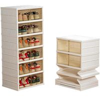 Zapatera Plegable De Plastico