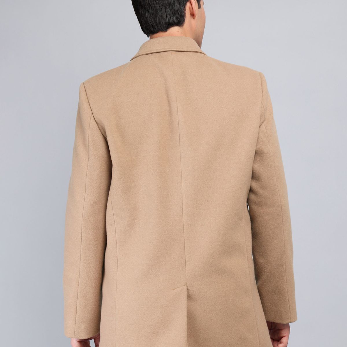 ARROW - Abrigo Recto Liso Regular Fit Beige Arrow ARROW