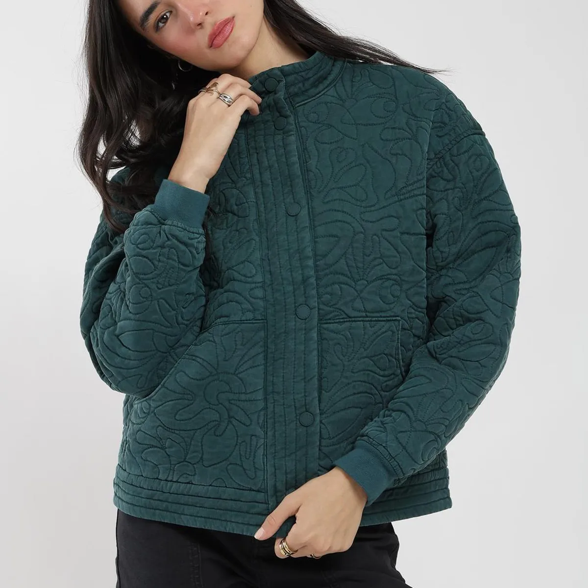 KAYA UNITE - Chaqueta Bomber Acolchada Tencel Mujer