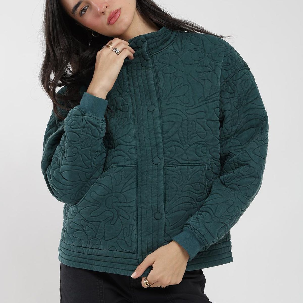 KAYA UNITE - Chaqueta Bomber Acolchada Tencel Mujer