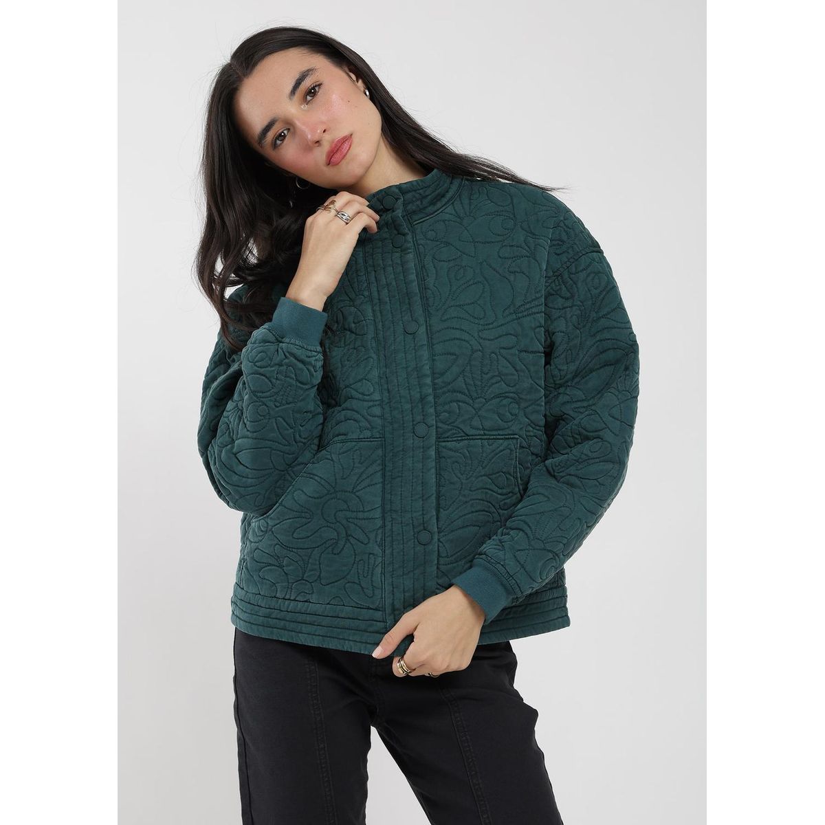 KAYA UNITE - Chaqueta Bomber Acolchada Tencel Mujer