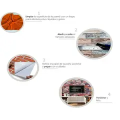 GENERICO - PAPEL DECOMURAL ADHESIVO 10X60