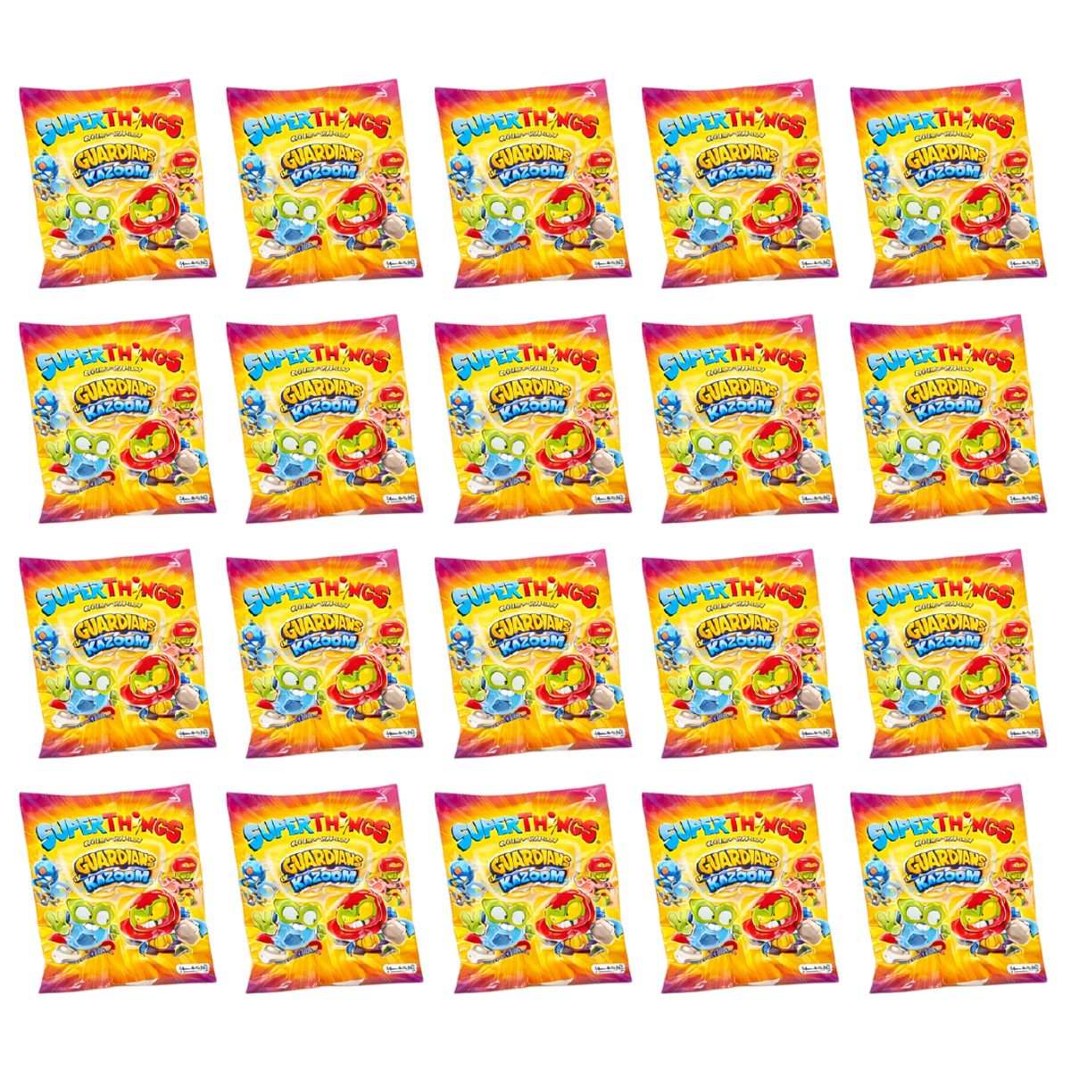 GENERICO - SuperThings Pack 20 SuperZings Guardians of Kazoom