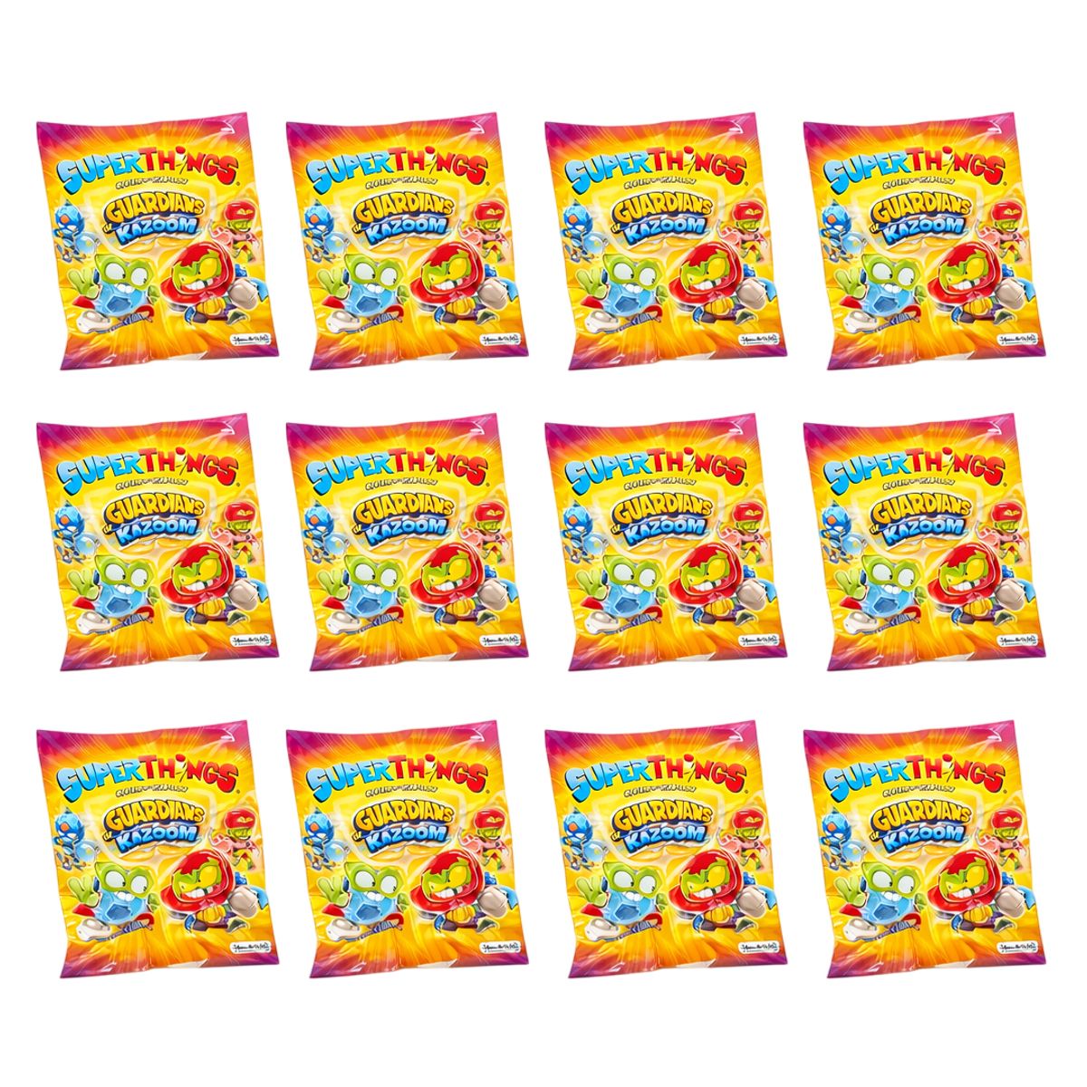 GENERICO - SuperThings Pack 12 SuperZings Guardians of Kazoom