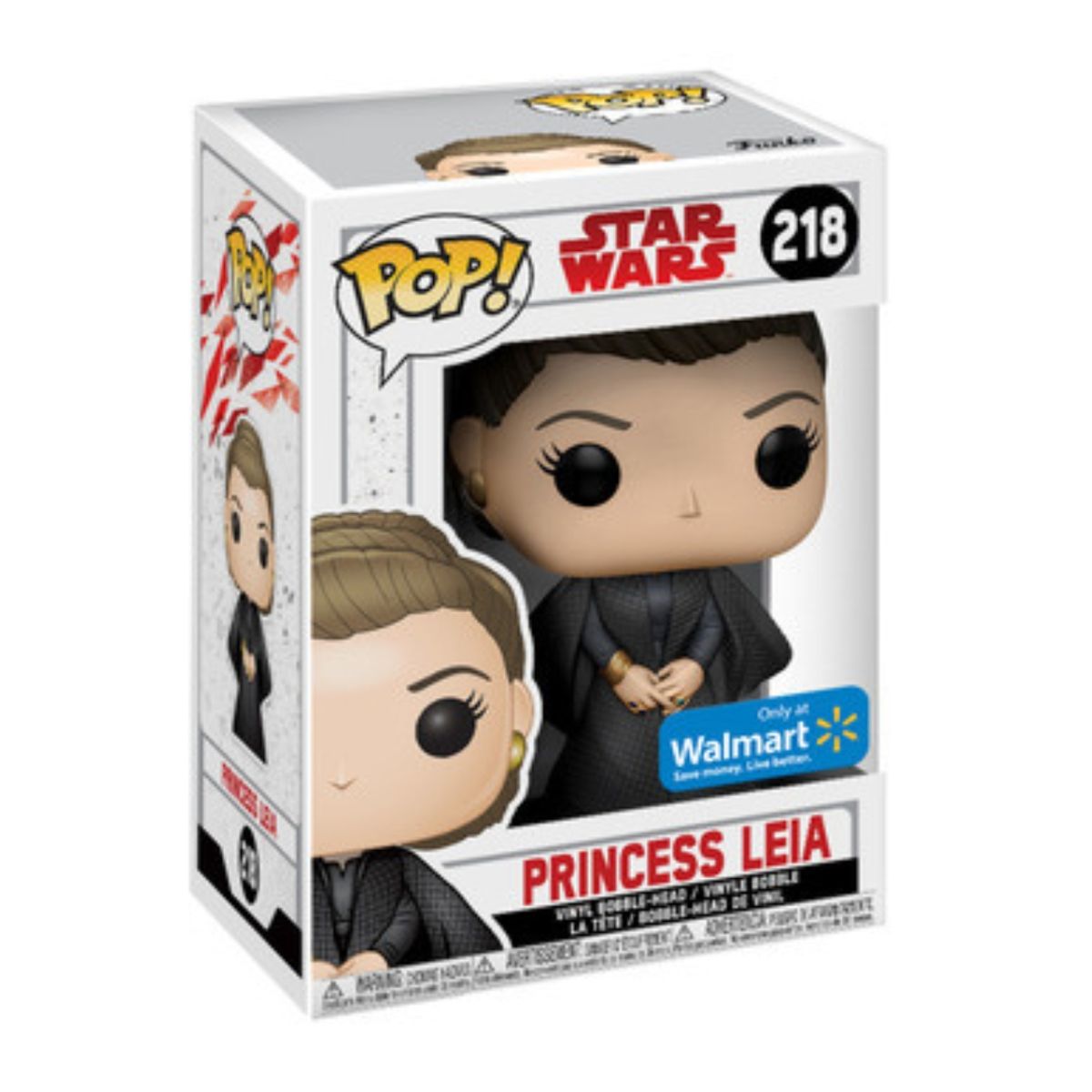 FUNKO - Funko Pop Star Wars – Princesa Leia 218 + Protector