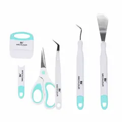 TODOK - Herramienta De Deshierbe De Vinilo De Acero Inoxidable 5 En 1