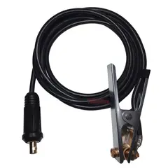 GENERICO - Porta Electrodo 5mts Tierra De 3mts - Cable Flexible - Macho 35-50