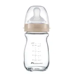 BEBE CONFORT - Mamadera Physio Aircare Vidrio 130ml 0m+
