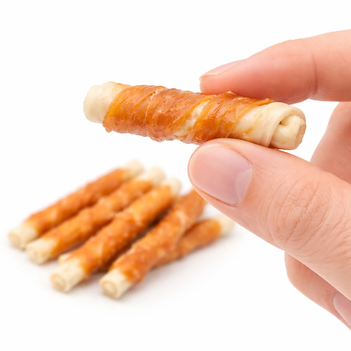 GENERICO - Snack Natural para Perros Vacuno Envueltos en Pollo Palitos 100 gr Krocan