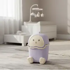 GENERICO - Basurero Papelero Infantil Kawaii Con Tapa Vaivén