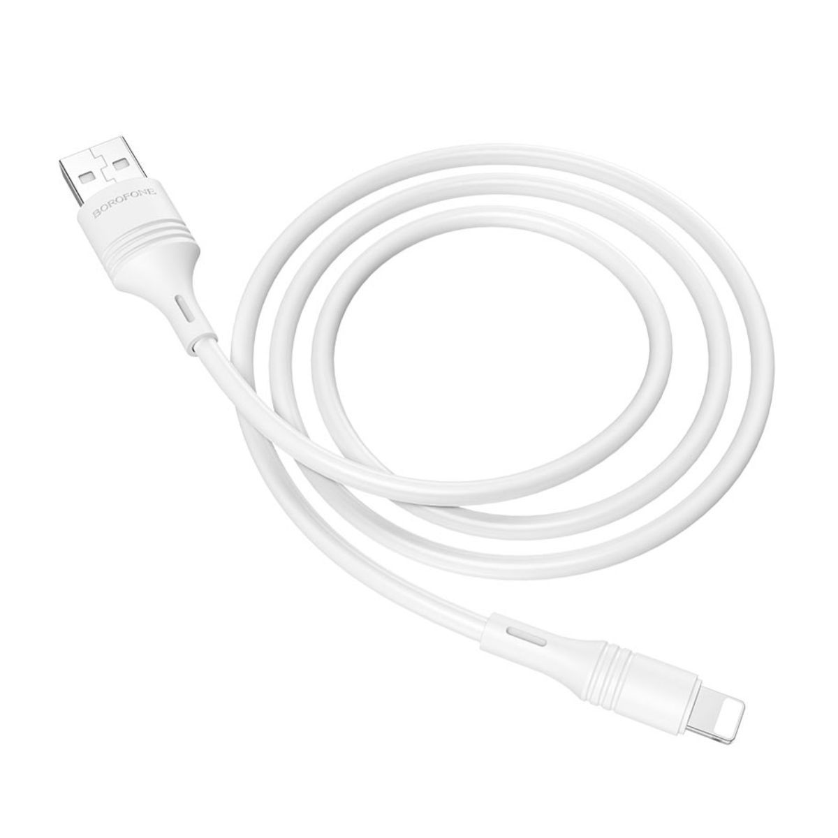 BOROFONE - Cable De Carga Rapida 2.4 A Usb Compatible Con Lightning 1m
