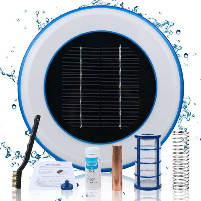 GENERICO Ionizador Solar Para Piscina Con Accesorios