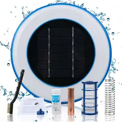 GENERICO - Ionizador Solar Para Piscina Con Accesorios