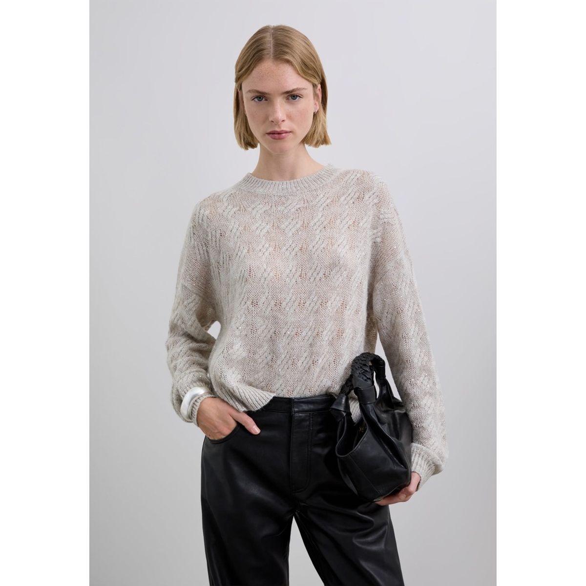 SCALPERS - Jersey De Punto Trenzado