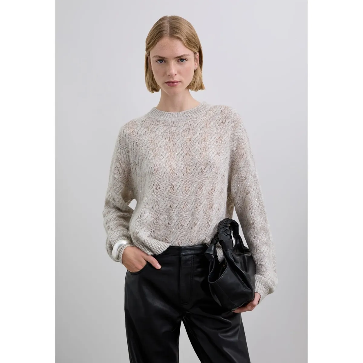 SCALPERS - Jersey De Punto Trenzado