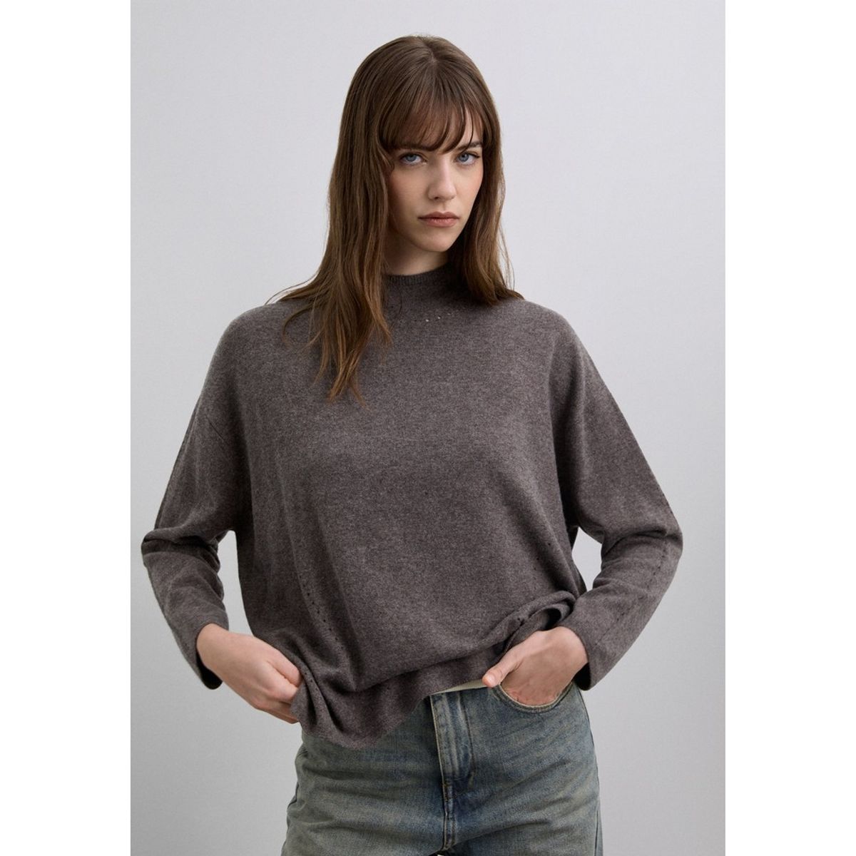 SCALPERS - Jersey Cuello Alto Mezcla Lana