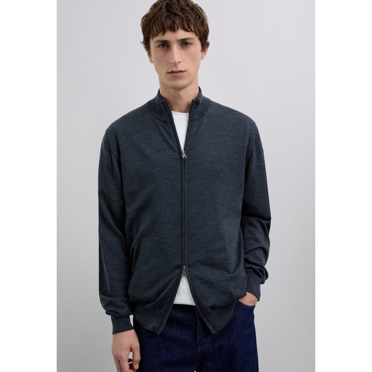 SCALPERS - Cárdigan Cremallera Lana Merino