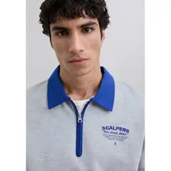 SCALPERS - Polerón Cremallera Bordados