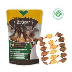 GENERICO - Snack Natural para Perros Carne Triple Sabor Brochetas 100 gr Krocan