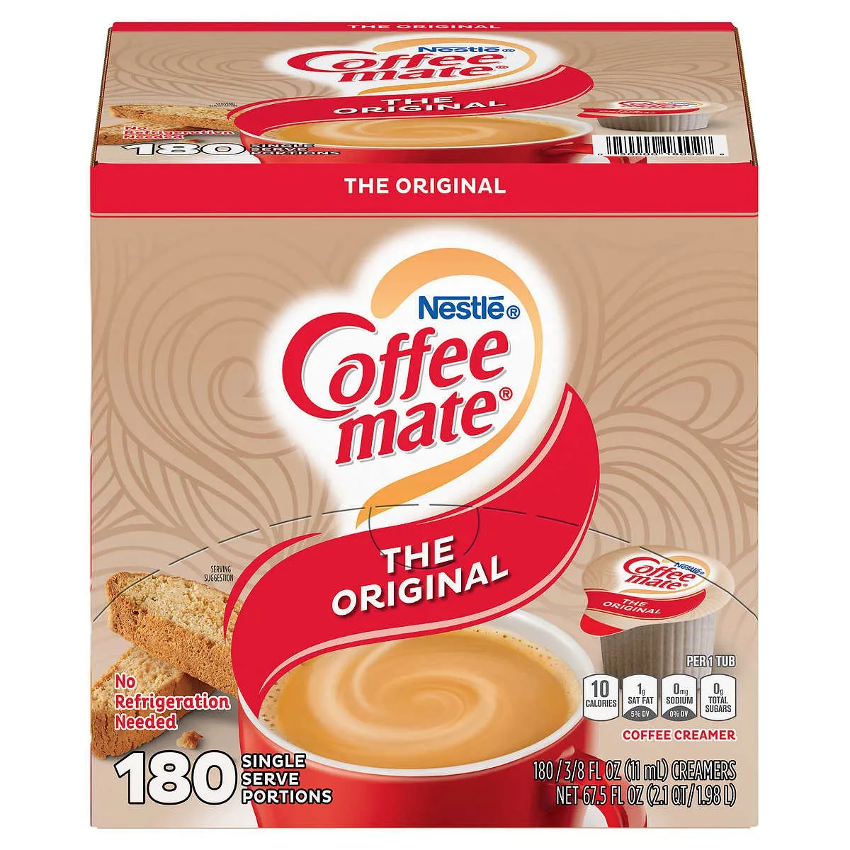 NESTLE - Crema para Café Individual Original Coffee-Mate Nestle 180 un x 11 ml