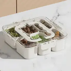 GENERICO - Contenedor De Alimentos Con 6 Compartimento