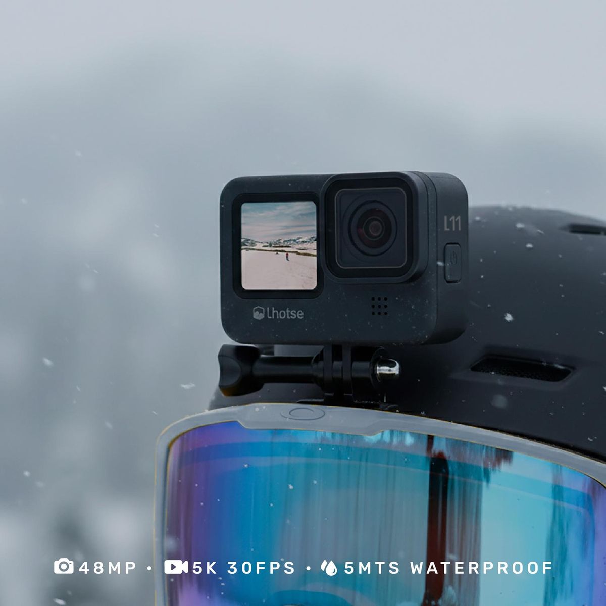 LHOTSE - Cámara de Acción Deportiva Summit 5k 30fps Accesorios