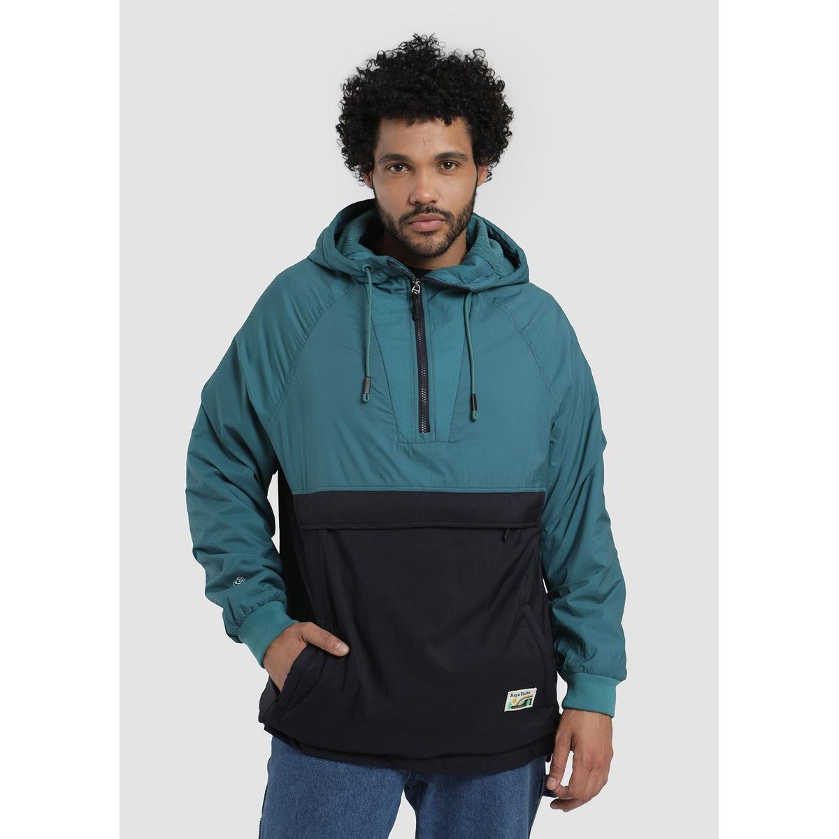 KAYA UNITE - Chaqueta Cortaviento Surazo Hood Hombre Petrol