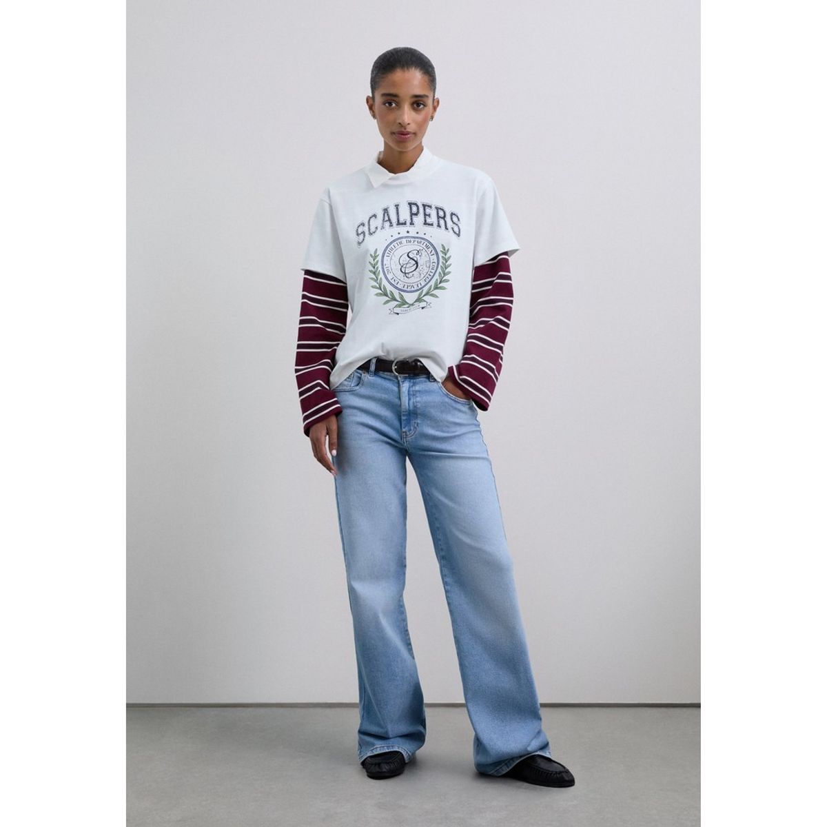 SCALPERS - Polera Algodón Print Logo