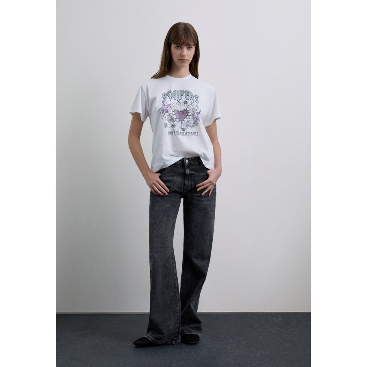 SCALPERS - Polera Algodón Print Frontal