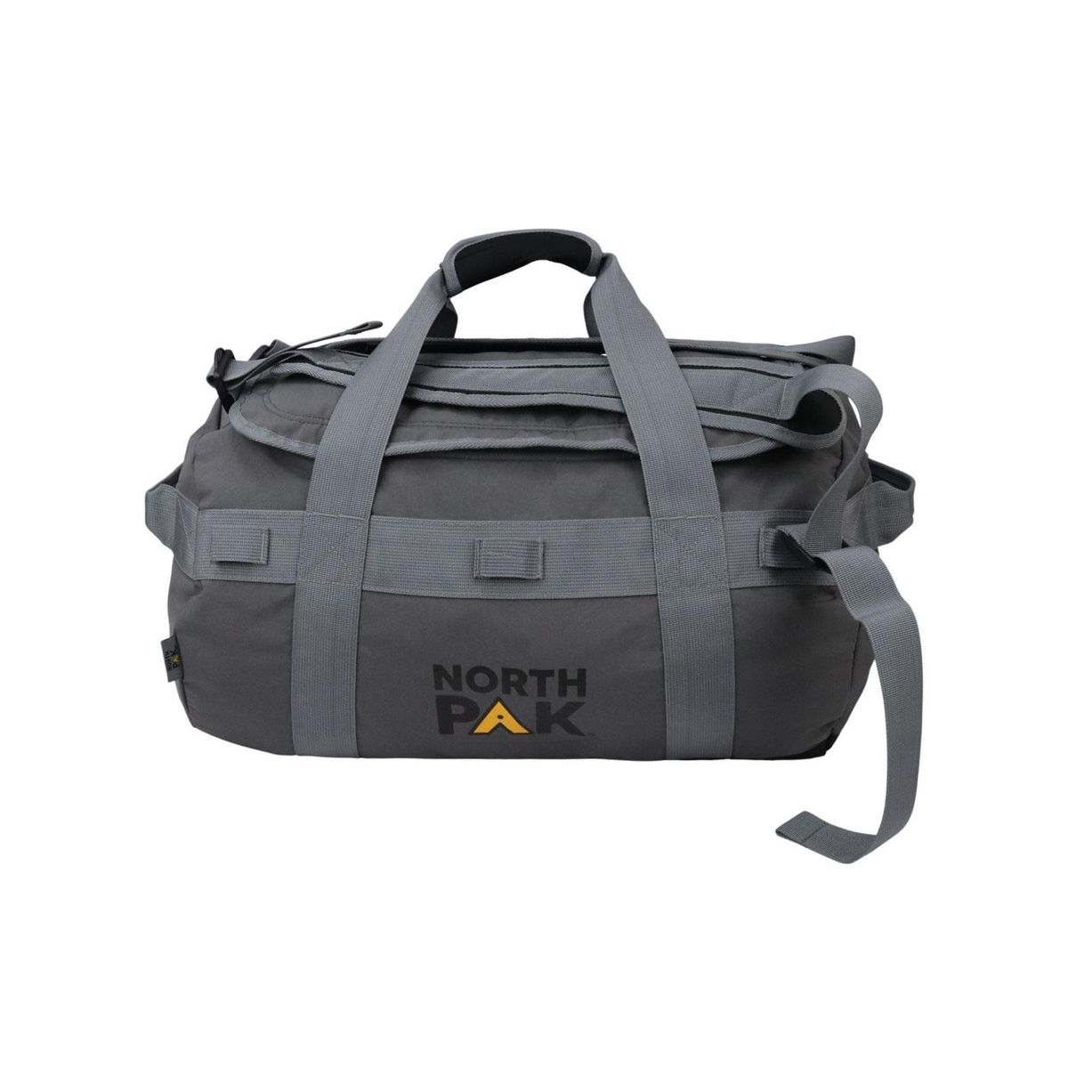 NORTH PAK - Bolso Mochila Viaje Duffel 50 L Gris North Pak