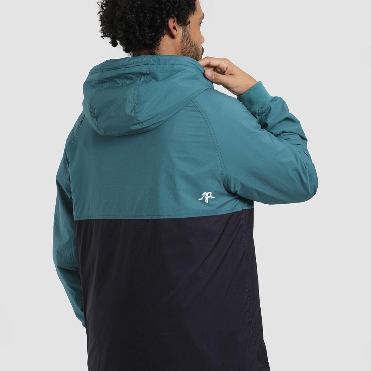 KAYA UNITE - Chaqueta Cortaviento Surazo Hood Hombre Petrol