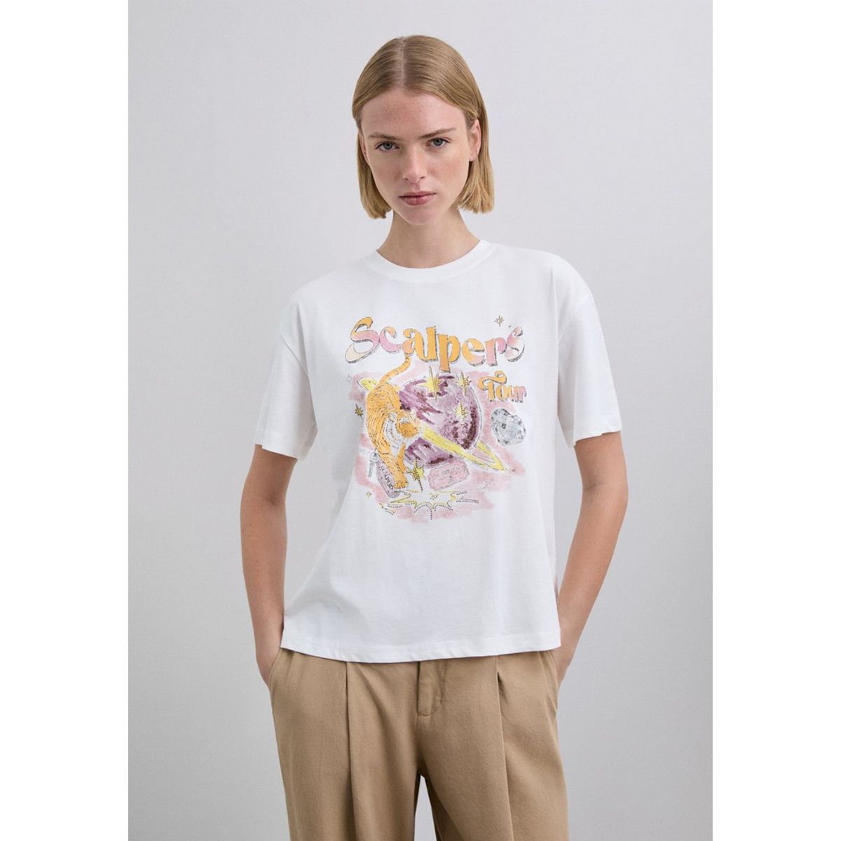 SCALPERS - Polera Tour De Algodón