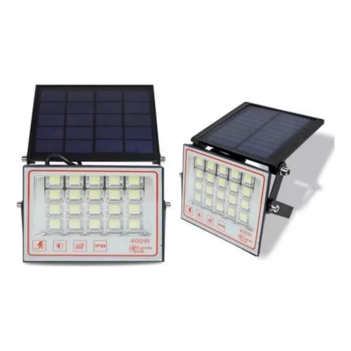 GENERICO - FOCO SOLAR REFLECTOR 400W IP68 + PANEL