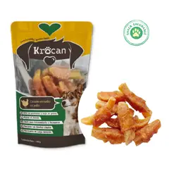 GENERICO - Snack Natural para Perros Camote Envuelto en Pollo 100 gr Krocan