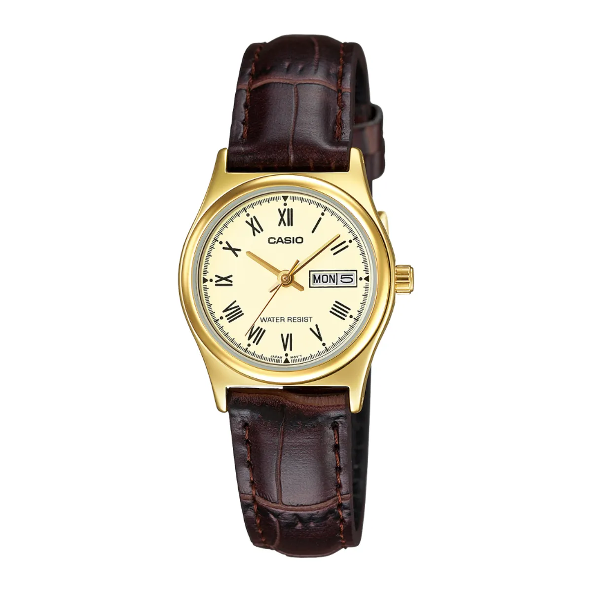 CASIO - RELOJ CASIO LTP-V006GL-9BUDF DORADO MUJER