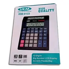 GENERICO - Calculadora con Doble Visor IRM de 12 Dígitos para Oficina y Estudio