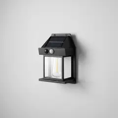 GENERICO - Farol Solar De Pared Con Sensor Movimiento Luz Cálida Jardín