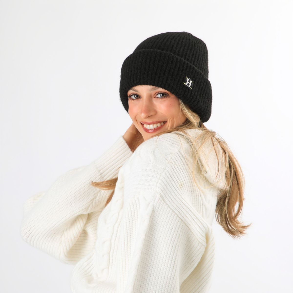 HUMANA - Gorro Lana Rino Black Humana