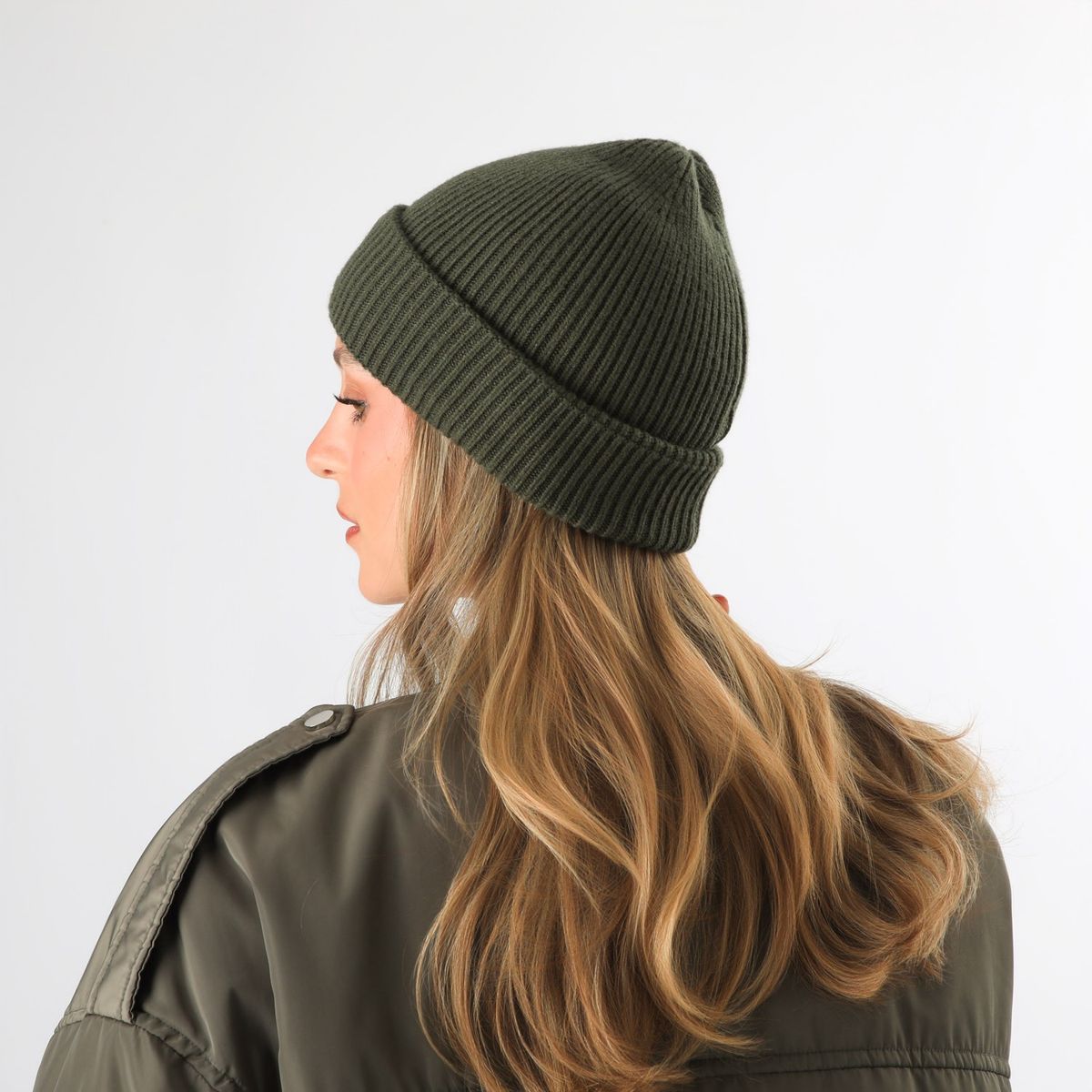 HUMANA - Gorro Lana Pietro Green Humana