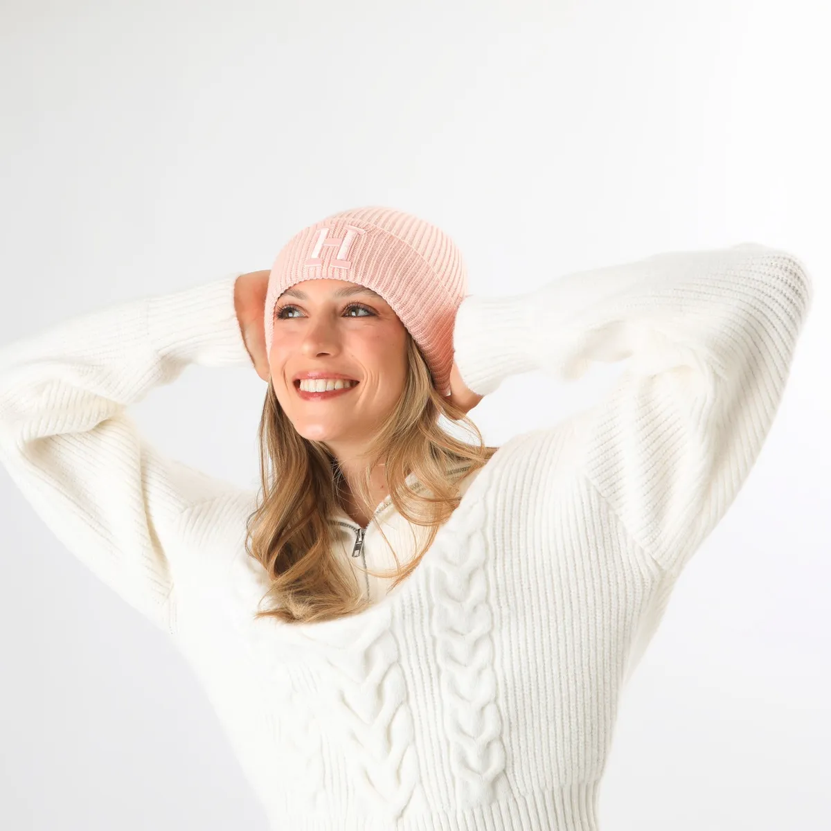 HUMANA - Gorro Lana Pietro Pink Humana