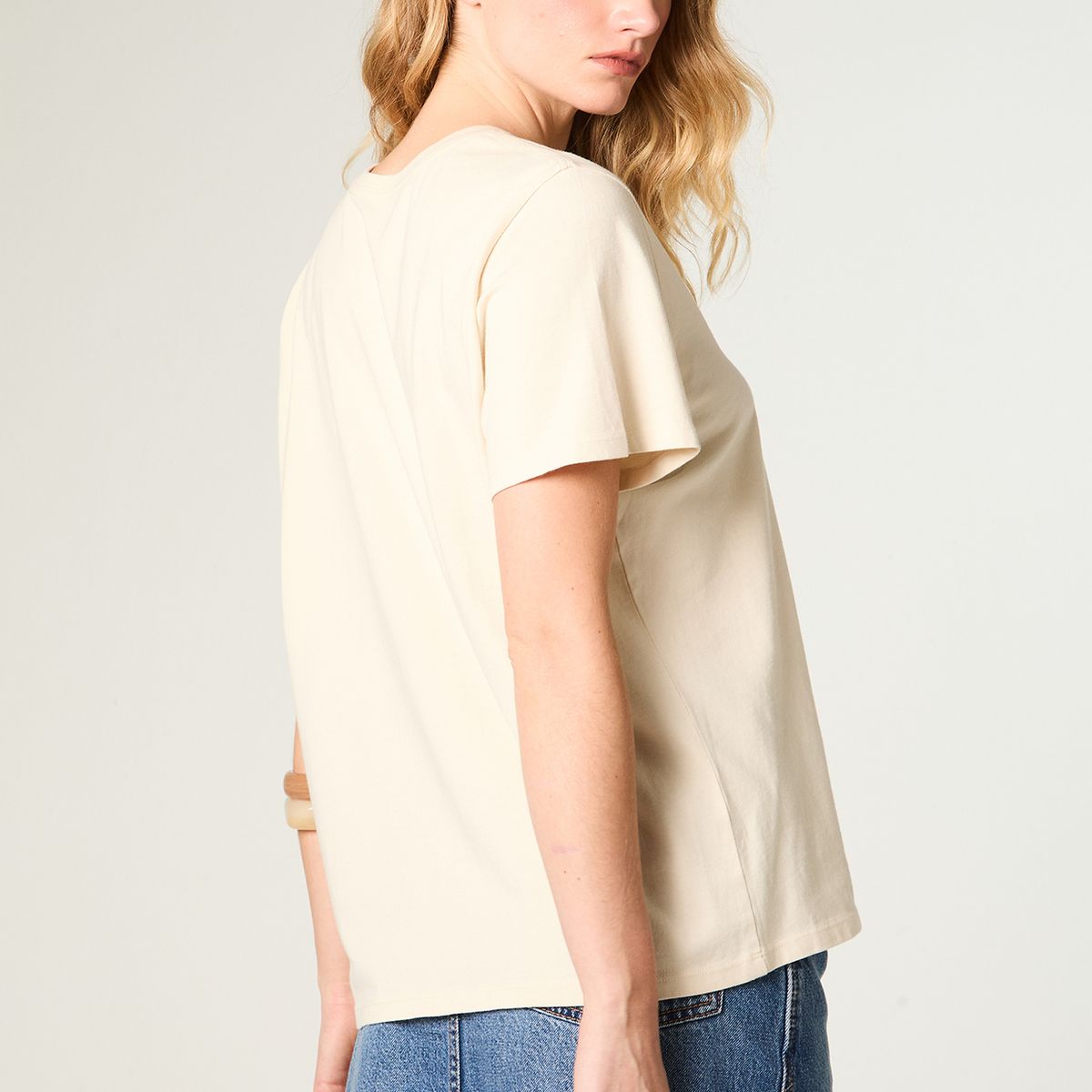 WRANGLER - Polera Mujer Ringer Tee Regular Fit Blanco