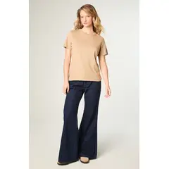 WRANGLER - Polera Mujer Graphic Tee Regular Fit Negro