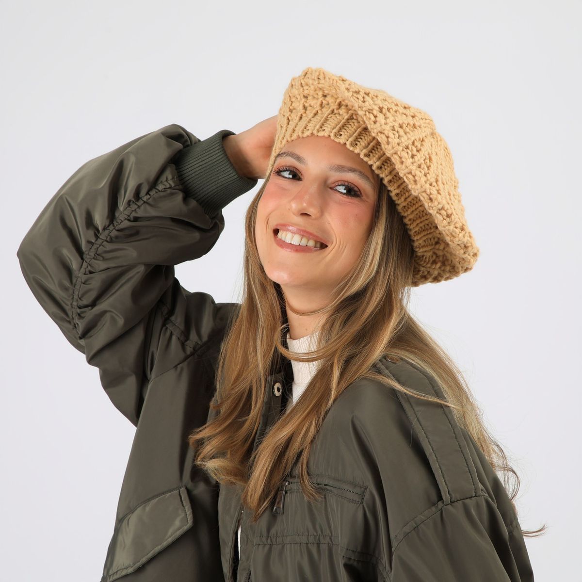 I D - Gorro Boina Cadiz Beige I-D