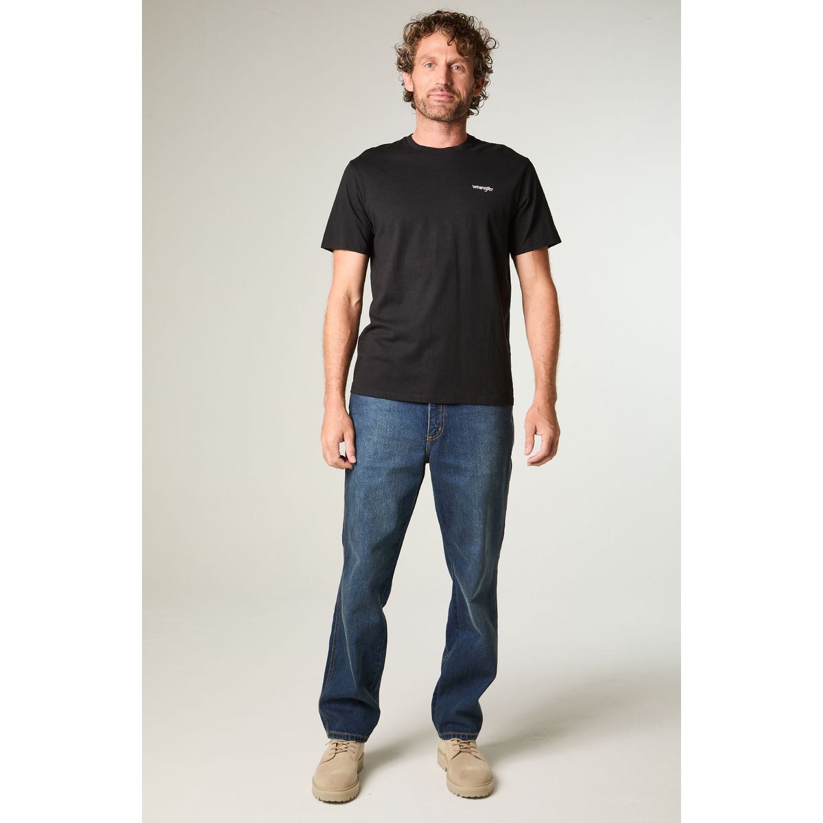 WRANGLER - Polera Hombre Graphic Reg Tee Regular Fit Negro