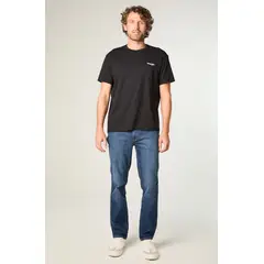 WRANGLER - Polera Hombre Ss Vintage Tee Regular Fit Negro