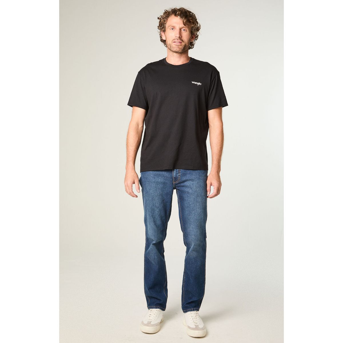 WRANGLER - Polera Hombre Ss Vintage Tee Regular Fit Negro